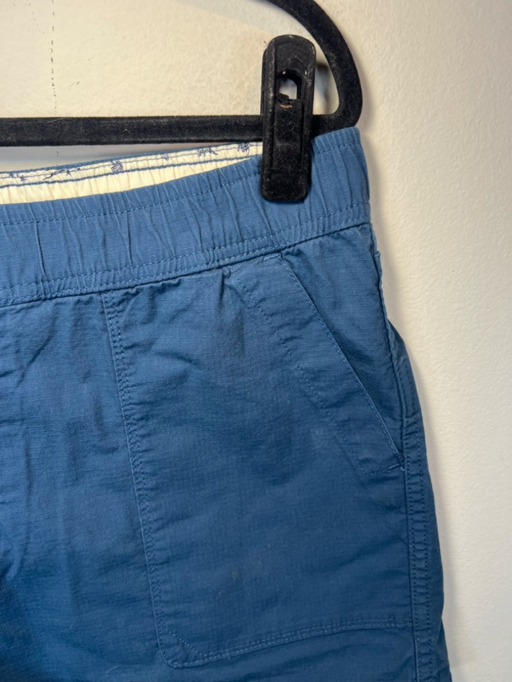 The North Face Ridgeside Pull On Shorts Teal Pockets Ripstop Outdoor Trail Large - Picture 3 of 12